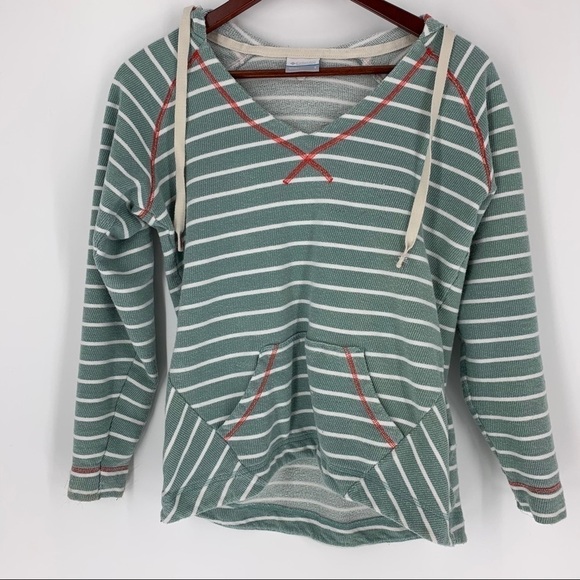 Columbia Stripe Hoodie Size Small - Picture 1 of 10